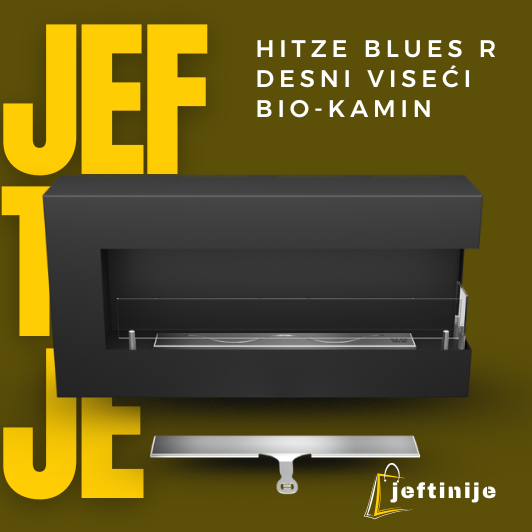 HITZE BLUES R desni viseći bio-kamin - Слика 5