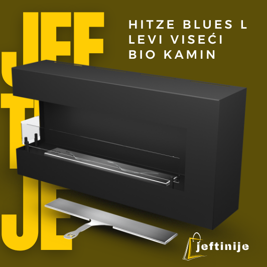 HITZE BLUES L Levi viseći bio kamin - Слика 4