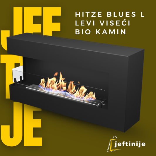 HITZE BLUES L Levi viseći bio kamin - Слика 3