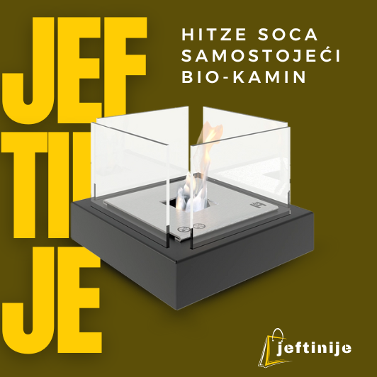 HITZE SOCA samostojeći bio-kamin - Слика 2