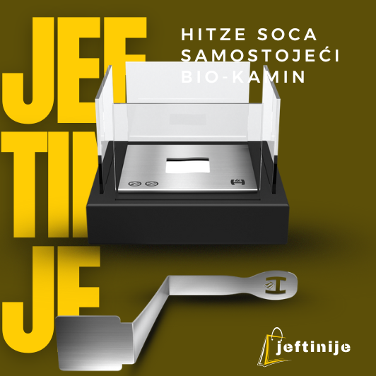 HITZE SOCA samostojeći bio-kamin - Слика 3
