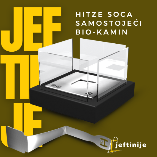 HITZE SOCA samostojeći bio-kamin - Слика 4