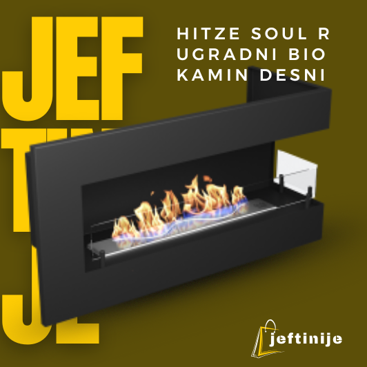 HITZE SOUL R Ugradni bio kamin desni - Слика 2