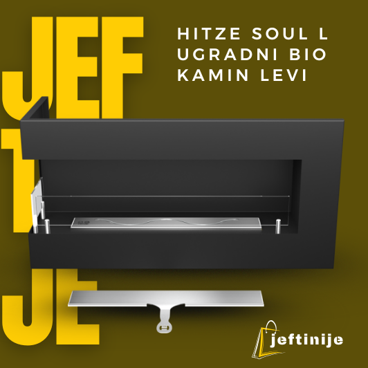 HITZE SOUL L Ugradni bio kamin levi - Слика 3