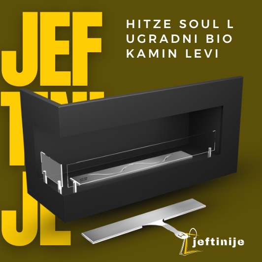HITZE SOUL L Ugradni bio kamin levi - Слика 4