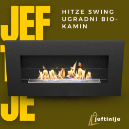 HITZE SWING Ugradni bio-kamin