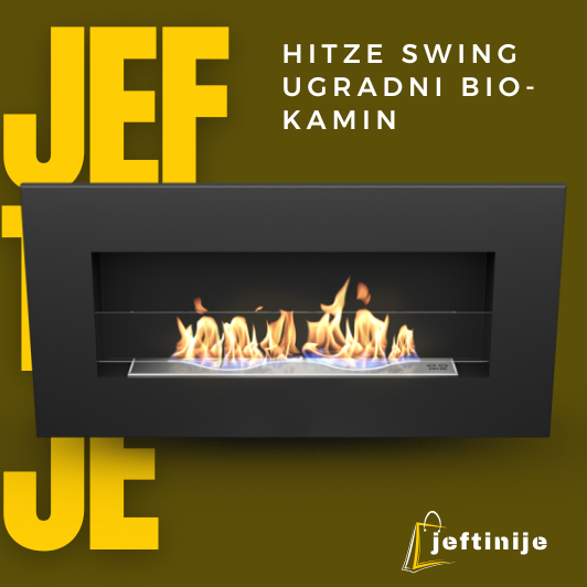 HITZE SWING Ugradni bio-kamin
